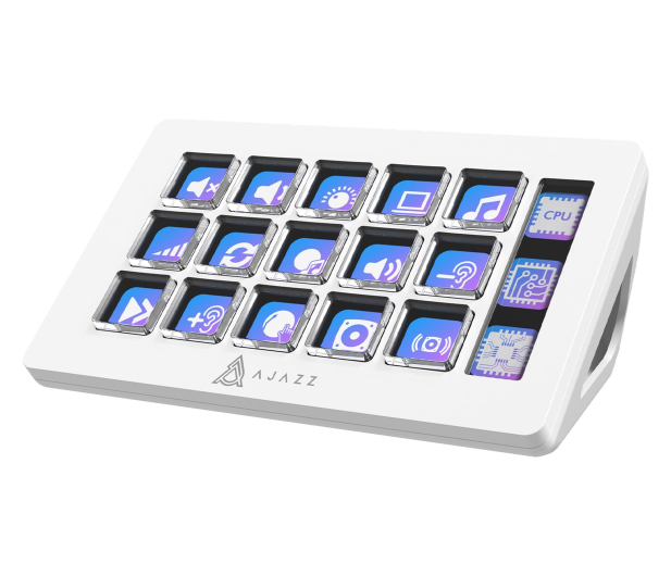 Ajazz AKP153E USB biały - 1536406 - zdjęcie 3